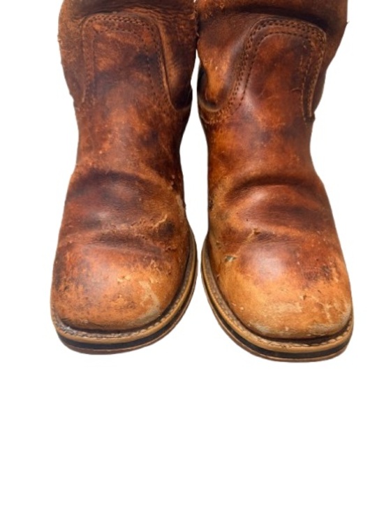 Vintage Landis Leather Cowboy Boots Men’s 10D Brown Western Ranch Work USA main image 9